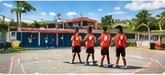Students at sport